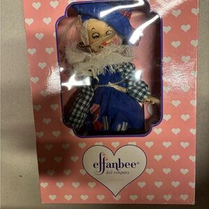 Effanbee Scarecrow Wizard of Oz Doll in Blue Outfit
